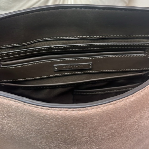 ZARA BLUSH SUEDE TOP HANDLED BAG - Picture 5 of 11